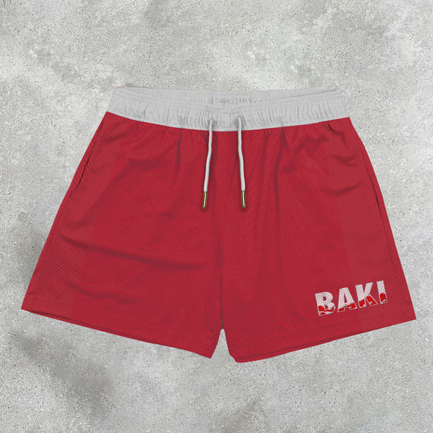 Fashion personality college style casual sports shorts