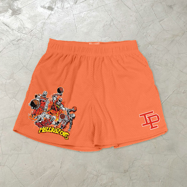 Personalized basketball sports casual mesh shorts