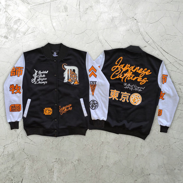 Tide brand personality embroidery fashion street baseball uniform jacket