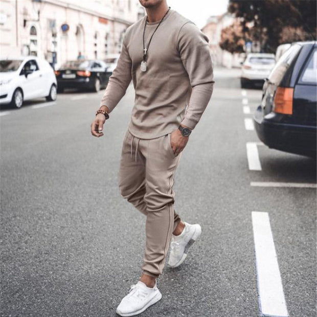 Two-piece long-sleeved casual suit