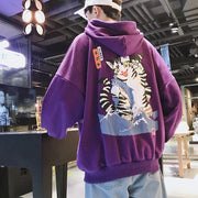 Loose student hooded hip-hop Harajuku style Korean trendy sweatshirt