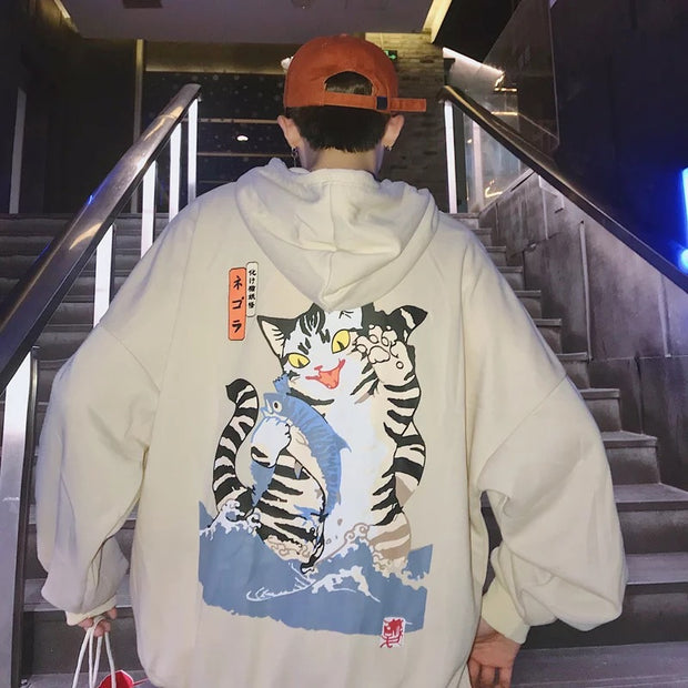 Loose student hooded hip-hop Harajuku style Korean trendy sweatshirt