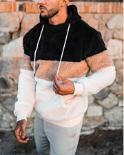 Men's casual stitching sweater