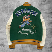 Casual boxing gloves rugby baseball jacket