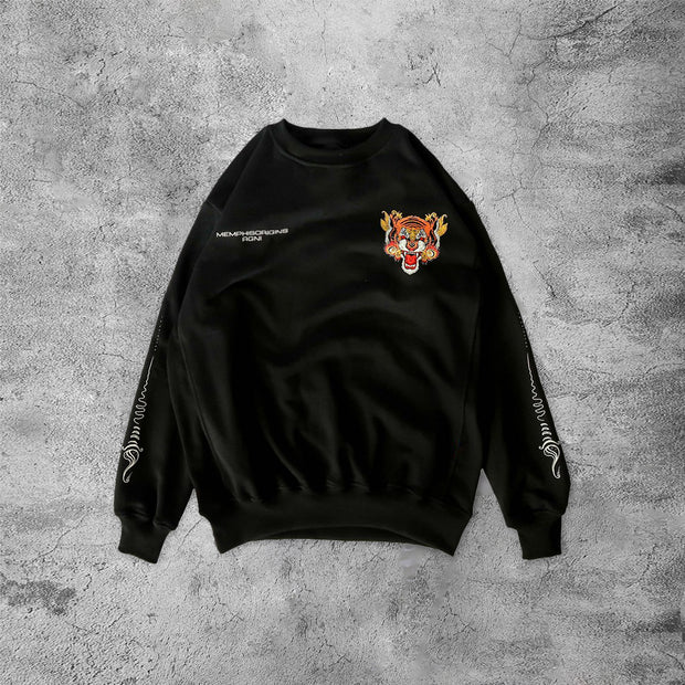 Casual phoenix tiger japanese home sports sweatshirt
