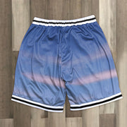 Trendy New York Print Mesh Sports Shorts