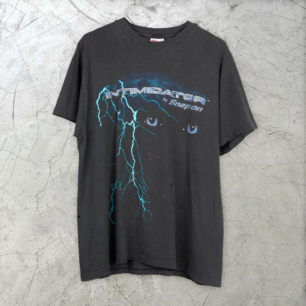 Lightning retro fashion short-sleeved T-shirt