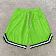 Colorblock Sports Shorts Loose Colorblock Basketball Pants