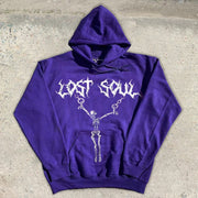 Lost soul casual street home sports hoodie