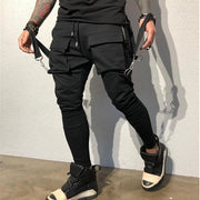 Trendy hip-hop multi-pocket trousers casual sports pants