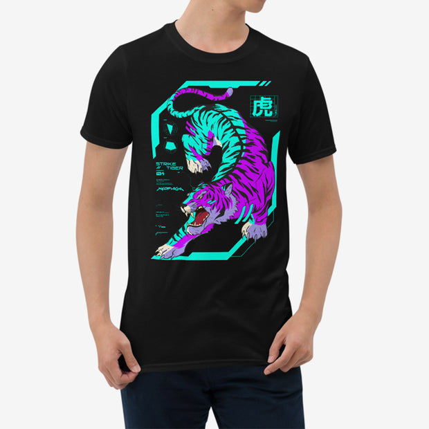 TORA Cyberpunk Print Short Sleeve T-Shirt
