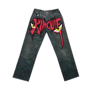 Casual demon eyes outdoor home jeans