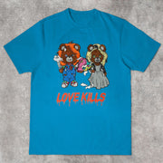 Personalized Love Pattern Retro Short Sleeve T-Shirt