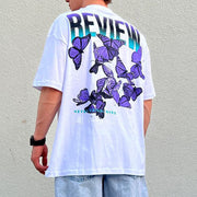 Fashion Street Style Butterfly Print Short Sleeve T-Shirt