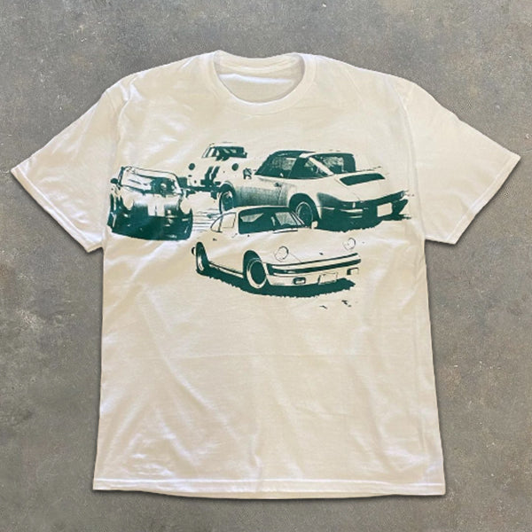 Porsche Graphic Print Short Sleeve T-Shirt