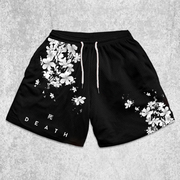 Cherry Blossoms Mesh Shorts