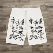 Personalized casual loose angel shorts