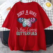 Personalized couple dress butterfly T-shirt