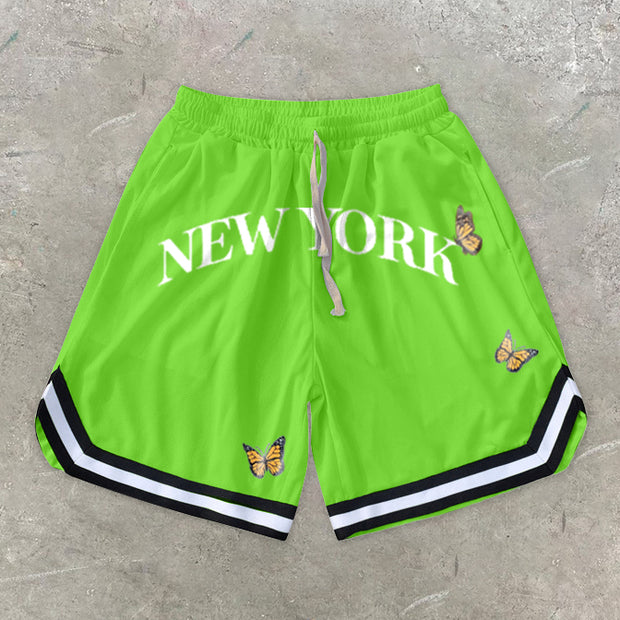 Contrast Sports New York Butterfly Street Shorts