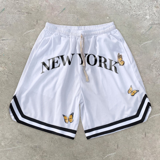 Contrast Sports New York Butterfly Street Shorts