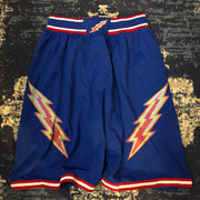 Lightning fashion print track shorts