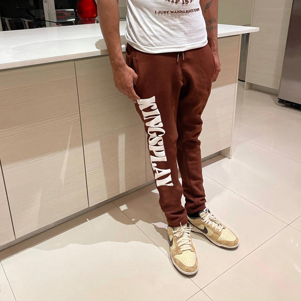 Casual style loose personality letter printed trousers