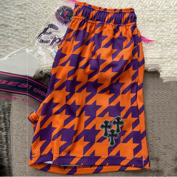 Fashion printed cross street shorts