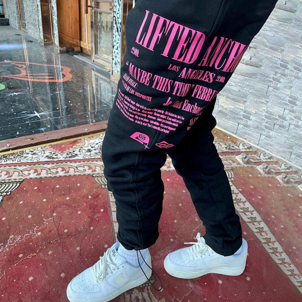Trendy brand comfortable hip-hop street sweatpants drawstring trousers