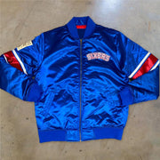 Personalized men's street sports style long-sleeved zipper jacket