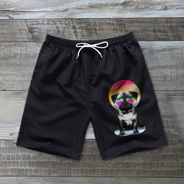 Casual printed swimming shorts
