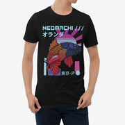 KAORI Cyberpunk Print Short Sleeve T-Shirt