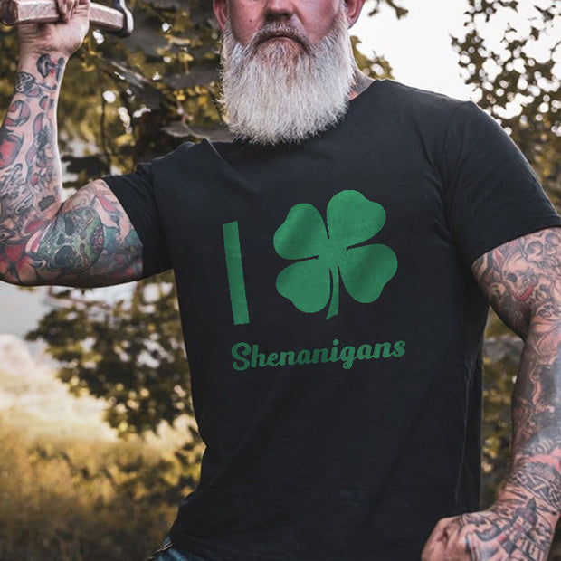 I Shenanigans Funny St Patrick's Day T-Shirt