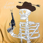 Western cowboy skull casual street hoodie