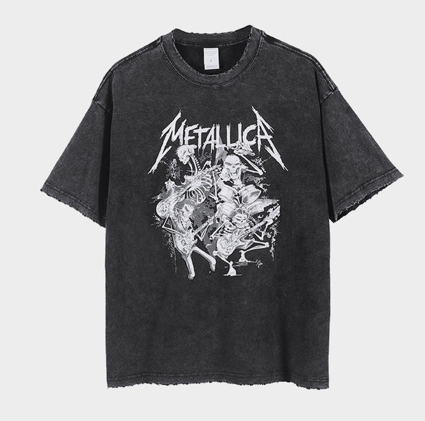 Rock and roll dark short sleeve t-shirt