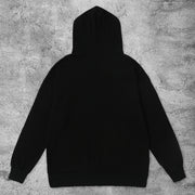 Casual retro frustrated hoodie