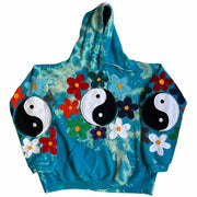Street fashion tai chi flower pattern hoodie