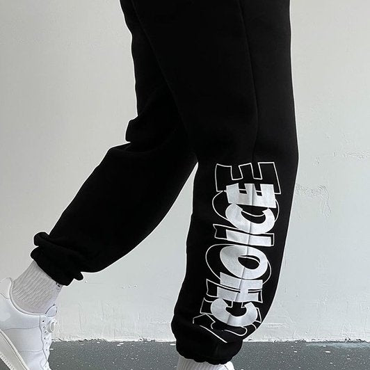 Personalized pattern printing casual fashion sports trousers