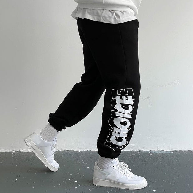 Personalized pattern printing casual fashion sports trousers