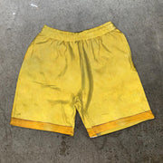 Casual sunflower oil painting shorts men's