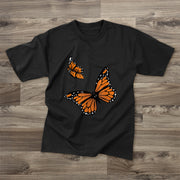 Retro Butterfly Street Short Sleeve T-Shirt