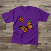 Retro Butterfly Street Short Sleeve T-Shirt