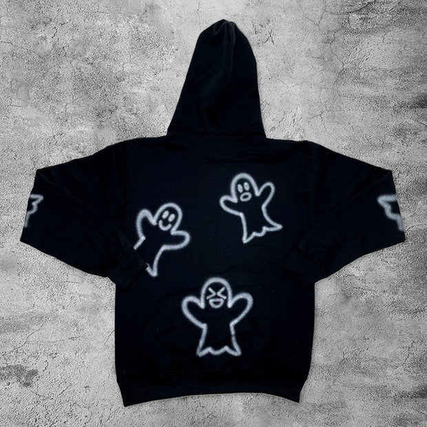 Casual dark ghost hoodie