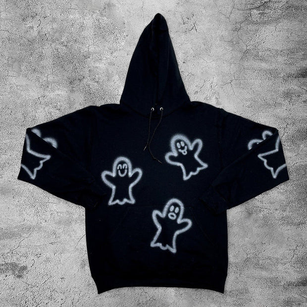 Casual dark ghost hoodie