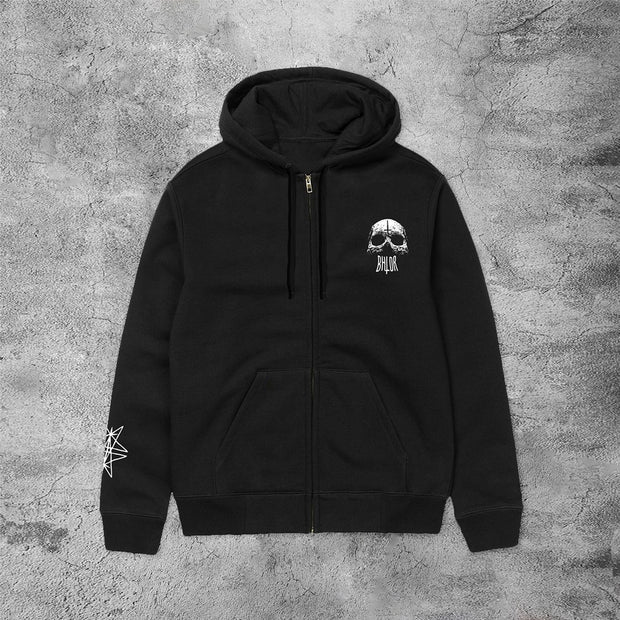 Skull grave dark hoodie