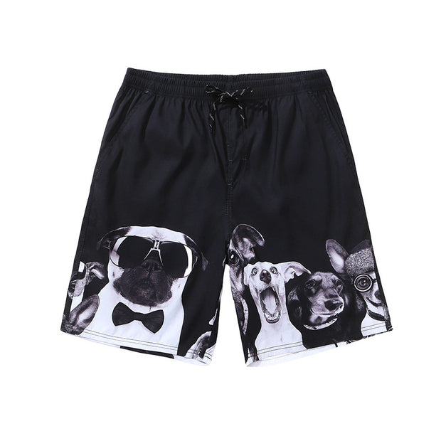 Quick dry loose beach dog agent shorts