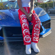 Fashion Hip Hop Casual Retro Street Zipper Trousers