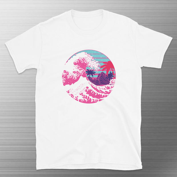 ŌNAMI Cyberpunk Print Short Sleeve T-Shirt