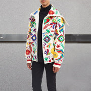 Artistic pattern street hip-hop baseball jacket jacket