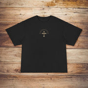 Cross personality printed street T-shirt