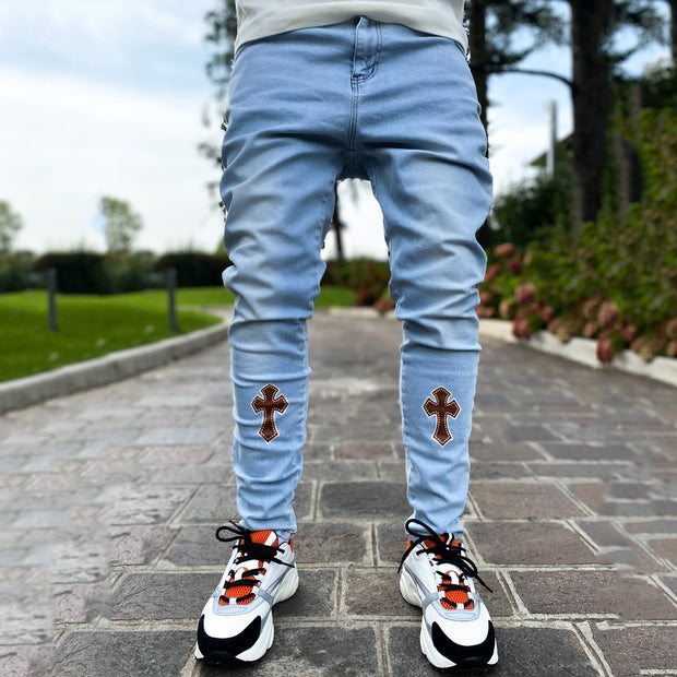 Street hip hop pants slim fashion jeans